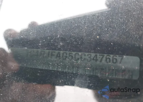 2012 Jeep Grand Cherokee Laredo из США, поврежденный, VIN 1C4RJFAG5CC347667